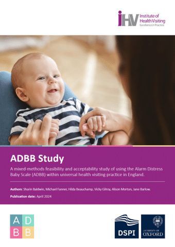 iHV is delighted to share the positive findings from their feasibility study into the use of the Alarm Distress Baby Scale (ADBB) in routine #HealthVisiting practice in England, funded by The Royal Foundation Centre for Early Childhood @Earlychildhood buff.ly/4cmjiZP