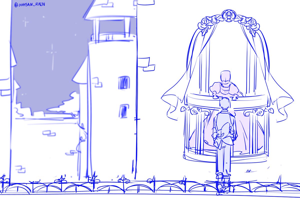 OOHSAN_RAIN's tweet image. #트레틀
#이메레스

공주와 밀회…그런걸 그리고싶었습니다😅