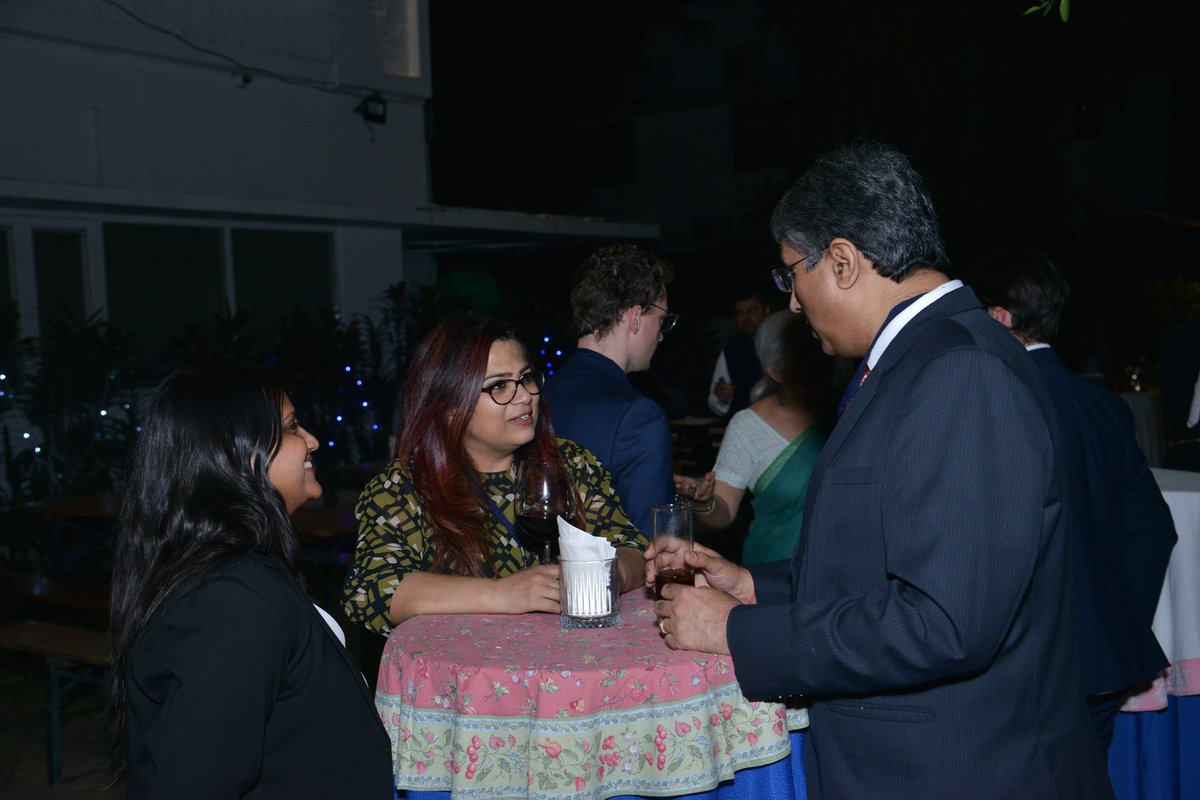 UniCologneIND's tweet image. Reminiscing moments with Prof. Dr. Joybrato Mukerjee, Rector, University of Cologne, and friends, and partners of the UoC!

An evening filled with delicious food &amp;amp; enriching conversations
#UoC #IndiaOffice #NetworkingEvening #MemorableMoments #InternationalAffairs