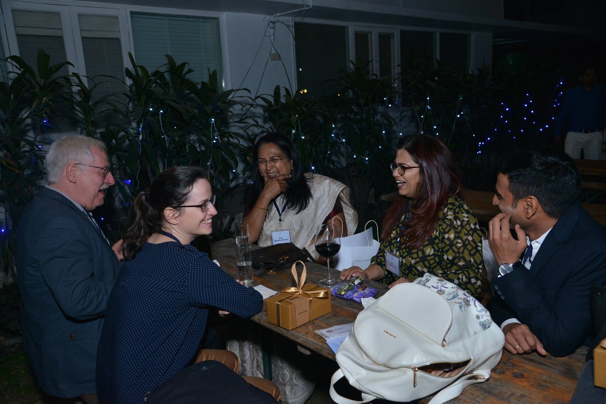UniCologneIND's tweet image. Reminiscing moments with Prof. Dr. Joybrato Mukerjee, Rector, University of Cologne, and friends, and partners of the UoC!

An evening filled with delicious food &amp;amp; enriching conversations
#UoC #IndiaOffice #NetworkingEvening #MemorableMoments #InternationalAffairs