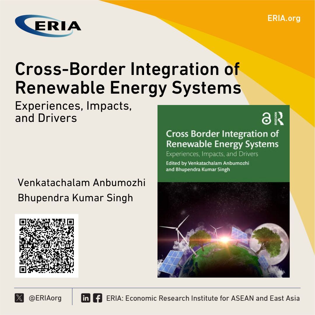 ⚡️ Bridging borders for a sustainable future! Discover how cross-border #energy trade can drive socio-economic growth and enhance #energysecurity in regions like Northeast #India and #ASEAN countries. Download the open-access PDF ➡️ buff.ly/3Vnz6Fw #ERIAPublications