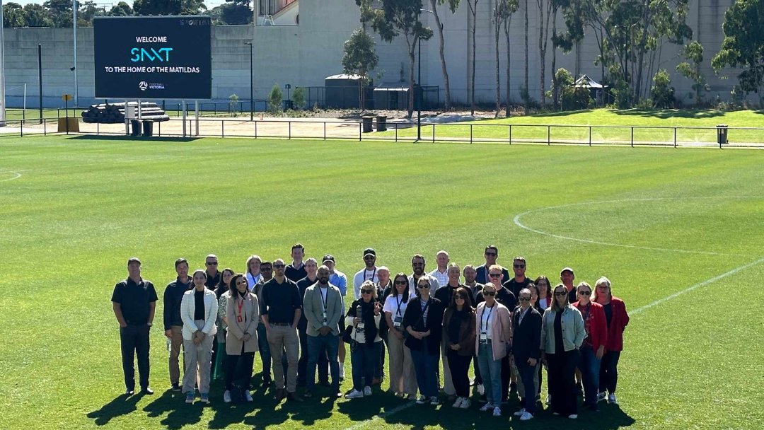 sportnxtau's tweet photo. Today, #SportNXT had the pleasure of hosting two fantastic groups for some iconic sports infrastructure visits in and around Melbourne. 

One group explored the soccer world at the Home of the Matildas, a premier precinct supporting the CommBank Matildas. https://t.co/3R5fB7VM5v