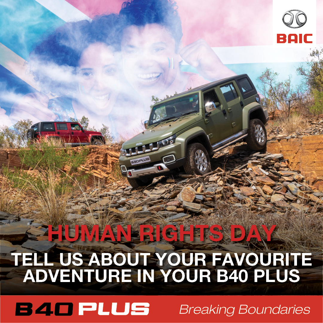 baic_automobile's tweet photo. Happy Human Rights Day! 🇿🇦
Today, as we celebrate freedom and unity, let's share stories of empowerment and adventure. Tell us about your favourite journey in the B40 PLUS! 🌐https://t.co/ASTdLa8Mc3
#BAICSA #BAIC #B40PLUS #BreakingBoundaries #SUV #CustomerService #HumanRightsDay https://t.co/u1cwik1EQe