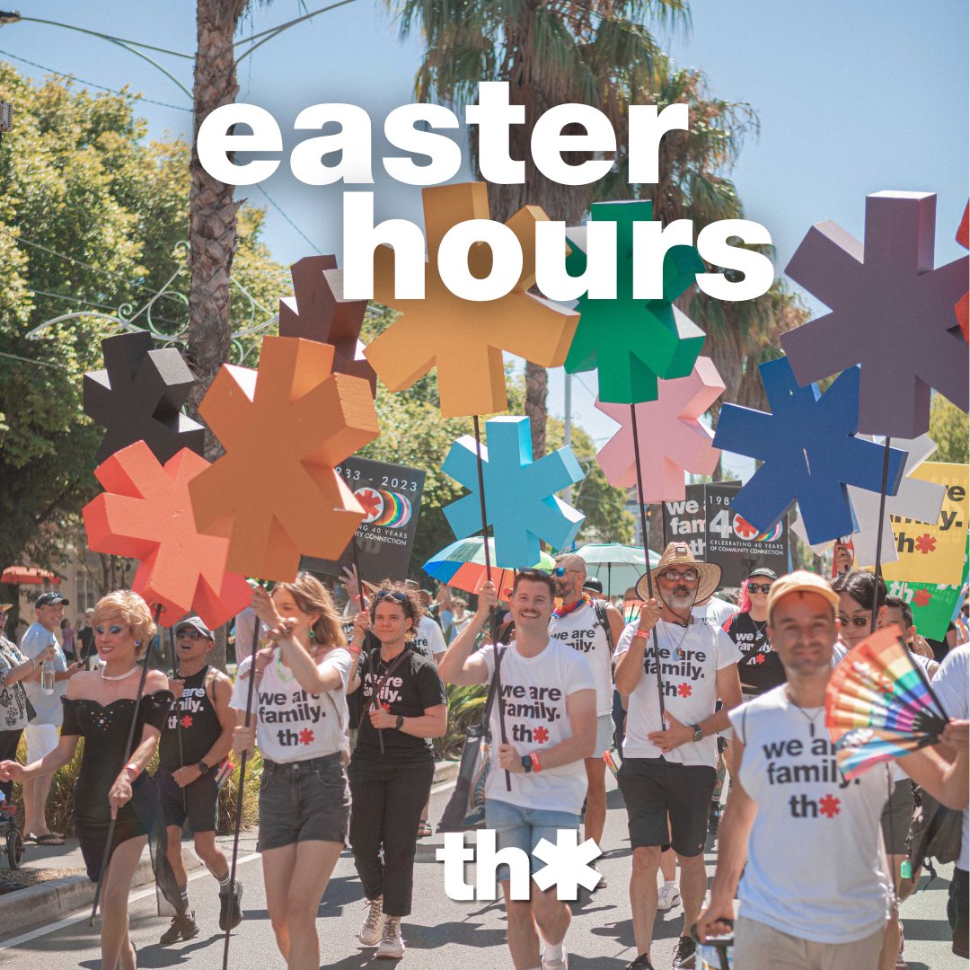 All of our sites will be closed at various times over the Easter weekend. If you're in need of support over this period, please call QLife on 1800 184 527. Check our closing times here: thorneharbour.org/contact/