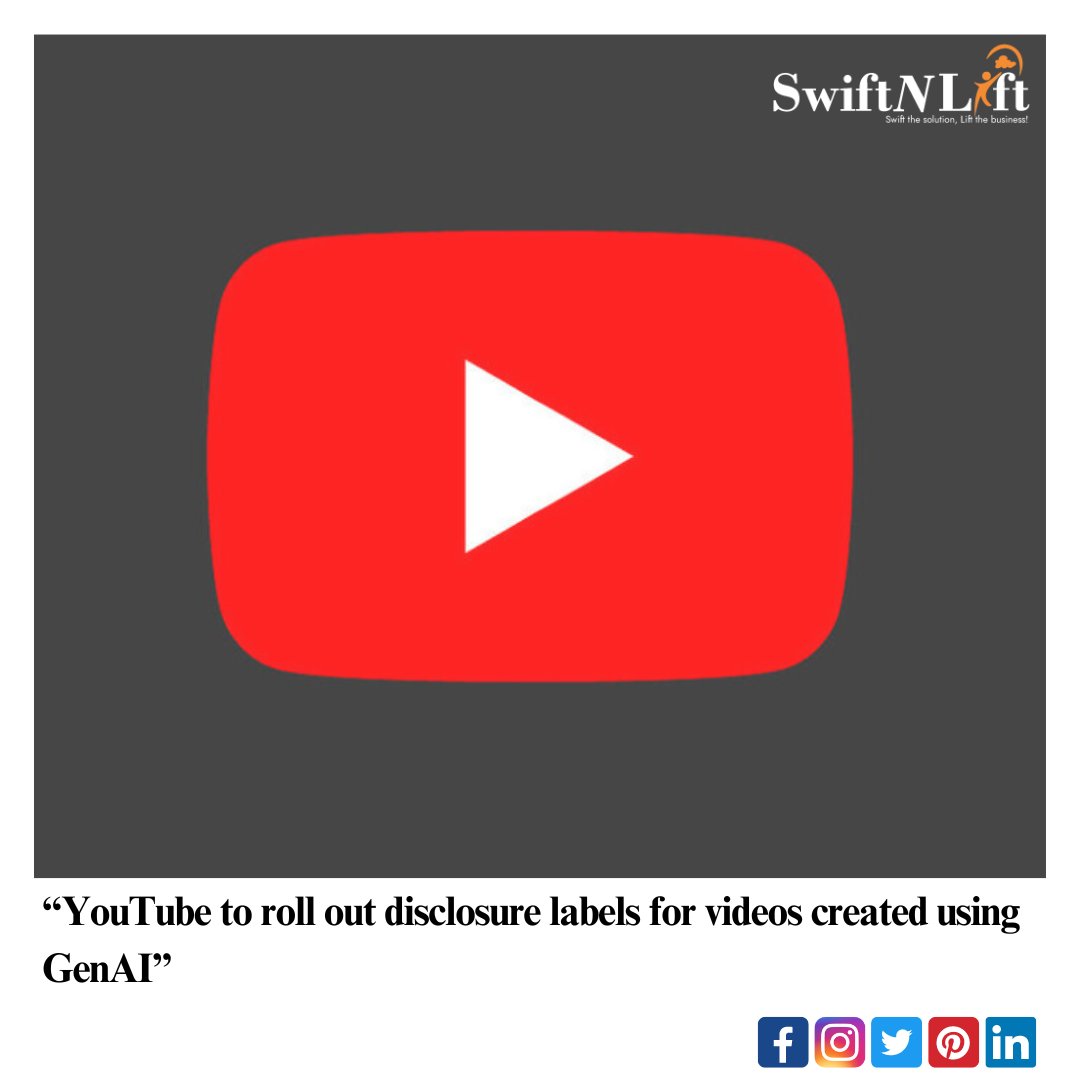 YouTube, alongside its parent company Google and Meta, has recently aligned itself with other major internet platforms in addressing the issue of Artificial Intelligence (AI)-driven content manipulation.
#YT #YouTube #AI #GoogleCloudNext #GenAI