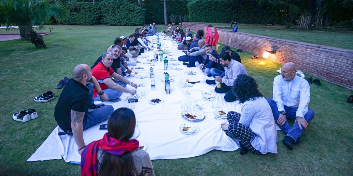 Ambassador de Ory is proud to host an Iftar for the Muslim staff at the embassy.