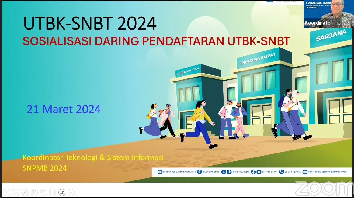 HASIL SOSIALISASI DARING PENDAFTARAN UTBK-SNBT🌷✨ ⋆.ೃ࿔*:･ – A thread