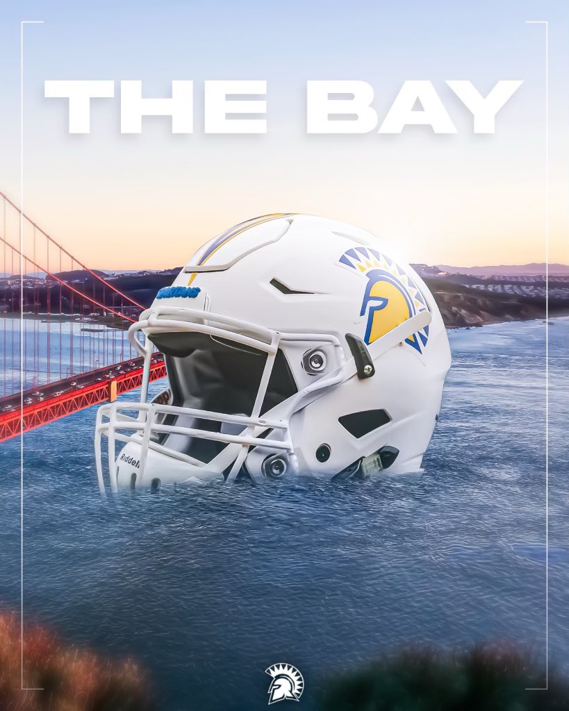 After a great call and conversation with @CoachMikeJudge I am beyond excited to announce that I have received my first Division 1 offer from San Jose State University! @ken_niumatalolo @JohnEstes55 @CoachLapuaho @CoachIrv_ @coachmcgiven @CoachO_SJSU @CoachGregBurns