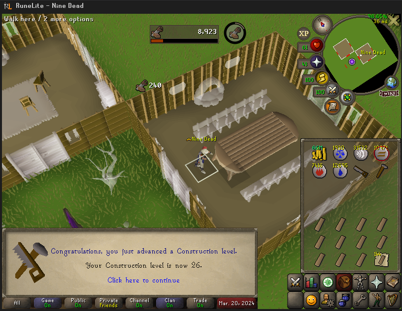 ColdHrtdOSRS's tweet photo. @KaziComet @Jagex @JagexAyiza @JagexSupport One clicking construction as well? my accounts speak for themselves. https://t.co/DlVyFl6cnr