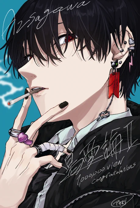 #アート397梓川くんさん100万再生おめでとうございます 