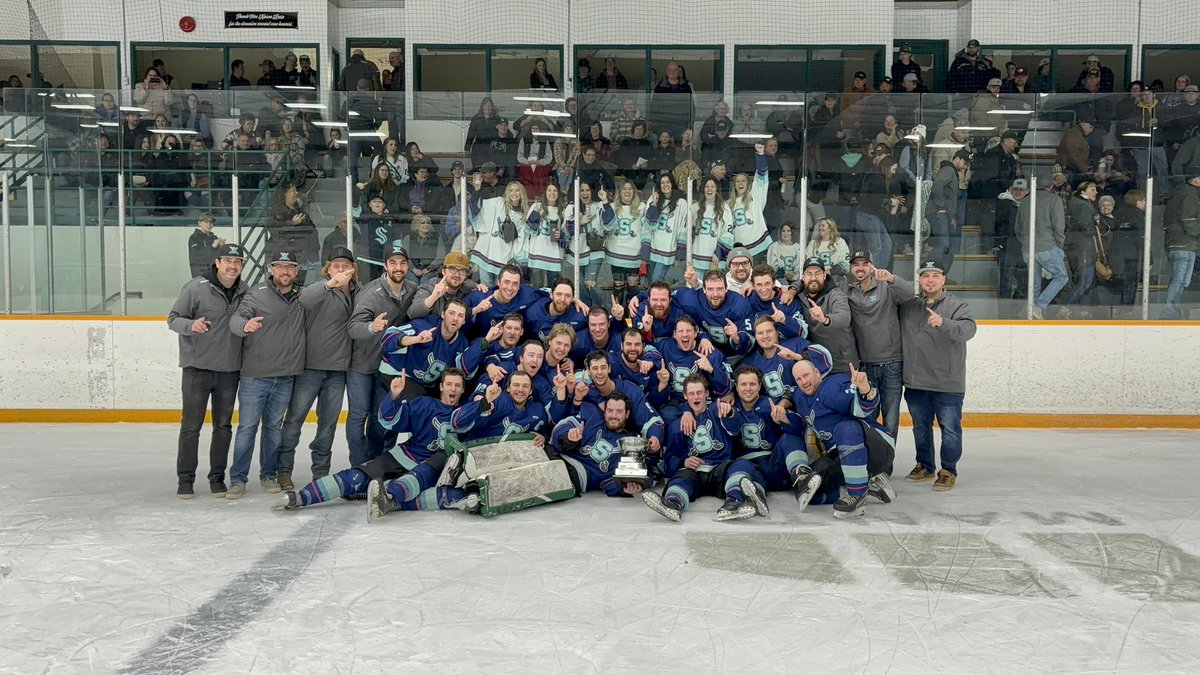 SABRES WIN!! Sabres are your 2023-24 ECSHL Senior Champions!!