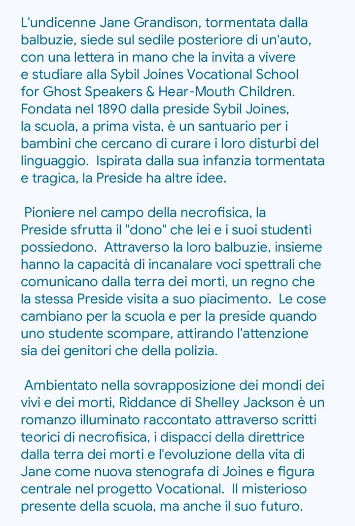 Non so, non conosco, scopro ora, ma mi affascina moltissimo.

#RIDDANCE din#ShelleyJackson
@rinaedizioni