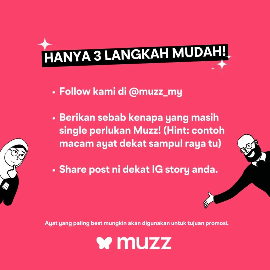 Muzz_Nusantara's tweet image. Sampul Raya Eksklusif dari Muzz! Siapa nak sila ke IG (muzz_my) dan komen di post 🙌✨️

Cepat sebelum terlambat! Stok terhad 🫶

#muzzapp #muzzmalaysia #sampulraya #muzzraya