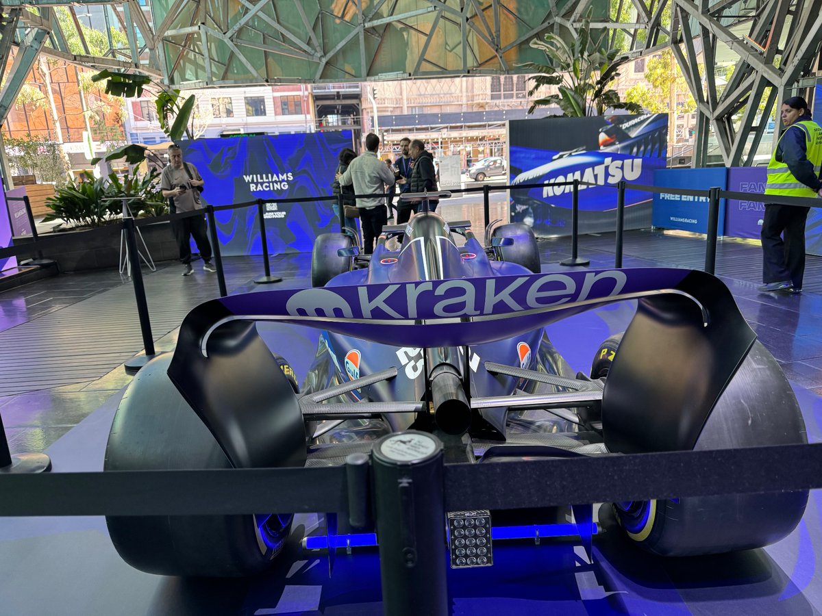 Just me talking to anyone who will listen about the potential of crypto. So great to see spend time with people at the <a href="/krakenfx/">Kraken</a> and <a href="/WilliamsRacing/">Atlassian Williams Racing</a>  fanzone in Melbourne. #seewhatcryptocanbe #bitcoin #crypto