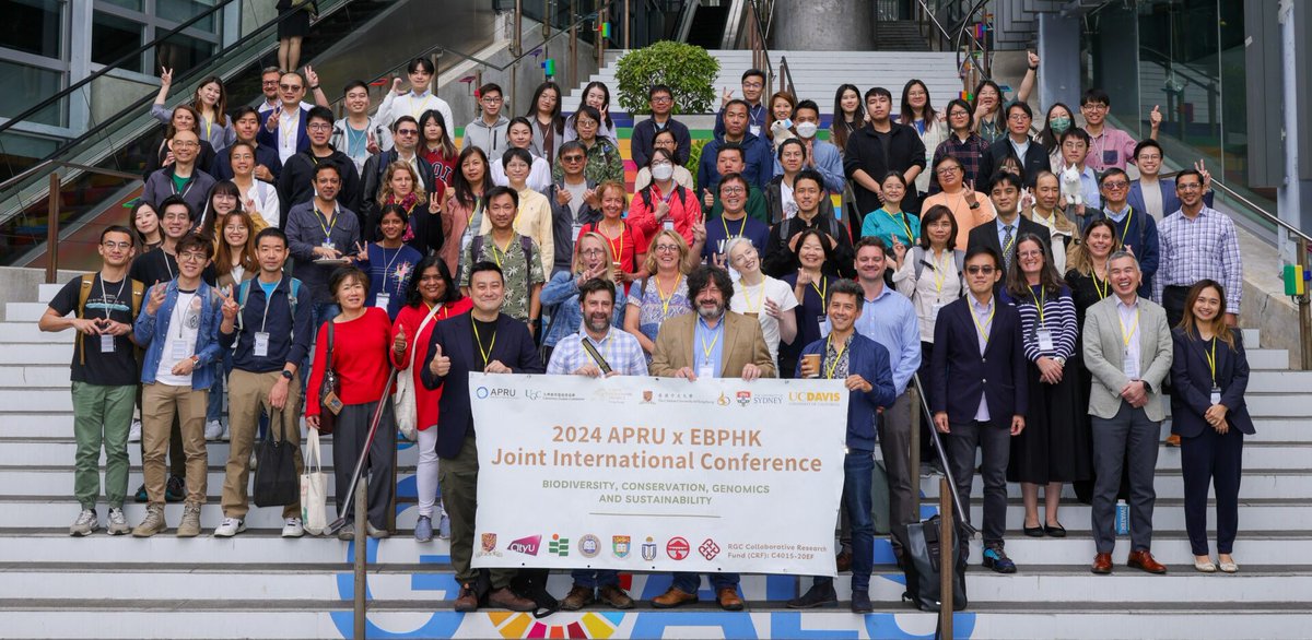 Congratulations to @CUHKGlobal and the #APRU Biodiversity and Sustainability Program on hosting a successful 2024 APRU x EBPHK Joint International Conference on Biodiversity, Conservation, Genomics and Sustainability on February 15 to 17. Read More: lnkd.in/gmPmZj9b