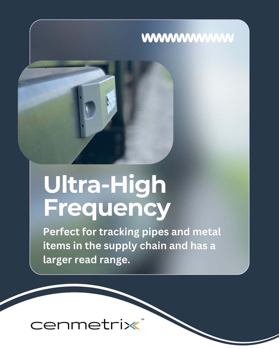 Cenmetrix's tweet image. When it comes to tough #RFID tags, don&apos;t accept one-size-fits-all solutions! Every frequency provides special advantages based on your requirements.

Keep in mind that read range is dependent on a number of variables, including environment and tag size. 
#RFIDTags
