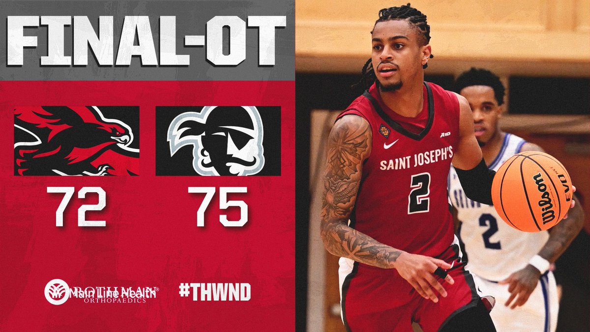SJUHawks_MBB's tweet photo. Final - OT
#THWND https://t.co/6d2ACCAAZI