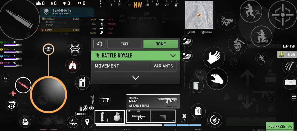heitorniemeyer's tweet photo. HUD de 4 Dedos pro Battleroyale do Warzone Mobile.
#warzonemobile #warzone https://t.co/8mCjIApQFm