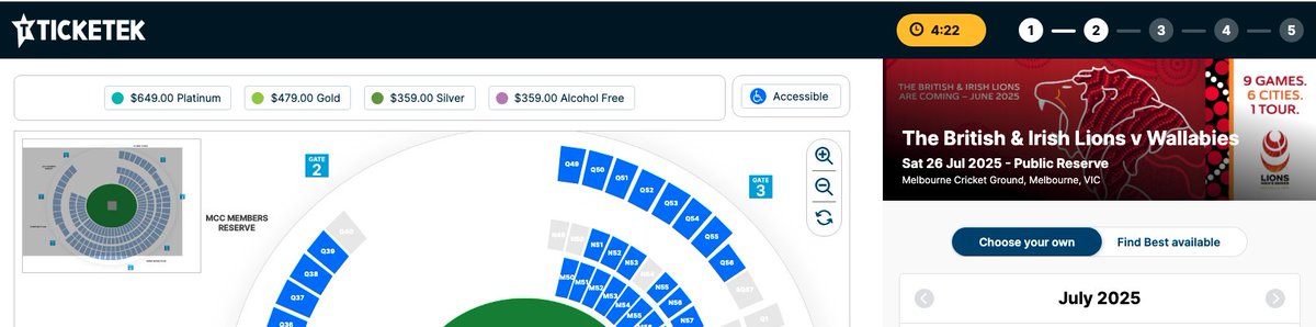 paulgedwards's tweet photo. How much????? Went looking for tickets for the MCG Test against the British &amp; Irish Lions Tour next year. Not at these prices!! (and single seats only for Silver at that) https://t.co/RaBy9Jbqtn
