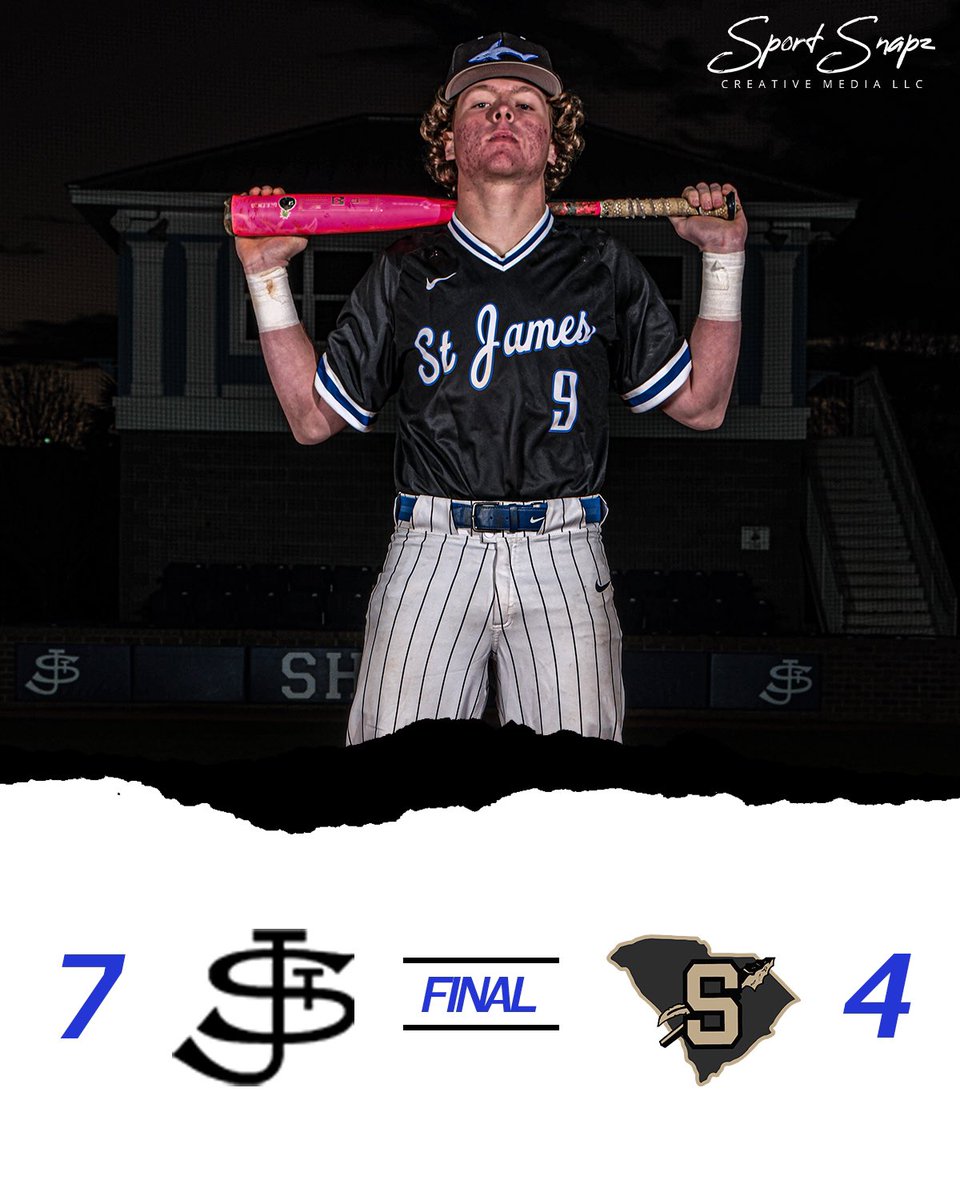St. James Sharks Baseball (@stjsharksbsball) on Twitter photo Sharks take game 2 vs Socastee
Back at it tomorrow 6pm
Jeter 2-3 Double RBI R BB
Justin 1-2 2Rs 2BB
Rome 1-2 Double 2RBIs 2BB R
Luke 1-4 Double RBI
Josh 2-3 Triple 2RBIs R BB
Caleb 1-3 Double RBI
Maxwell 6.1 inn of work and win on bump
<a href="/rcentracchio/">robbie centracchio</a> <a href="/St_James_Sharks/">St James Sharks Athletics</a> Sharks take game 2 vs Socastee
Back at it tomorrow 6pm
Jeter 2-3 Double RBI R BB
Justin 1-2 2Rs 2BB
Rome 1-2 Double 2RBIs 2BB R
Luke 1-4 Double RBI
Josh 2-3 Triple 2RBIs R BB
Caleb 1-3 Double RBI
Maxwell 6.1 inn of work and win on bump
<a href="/rcentracchio/">robbie centracchio</a> <a href="/St_James_Sharks/">St James Sharks Athletics</a>