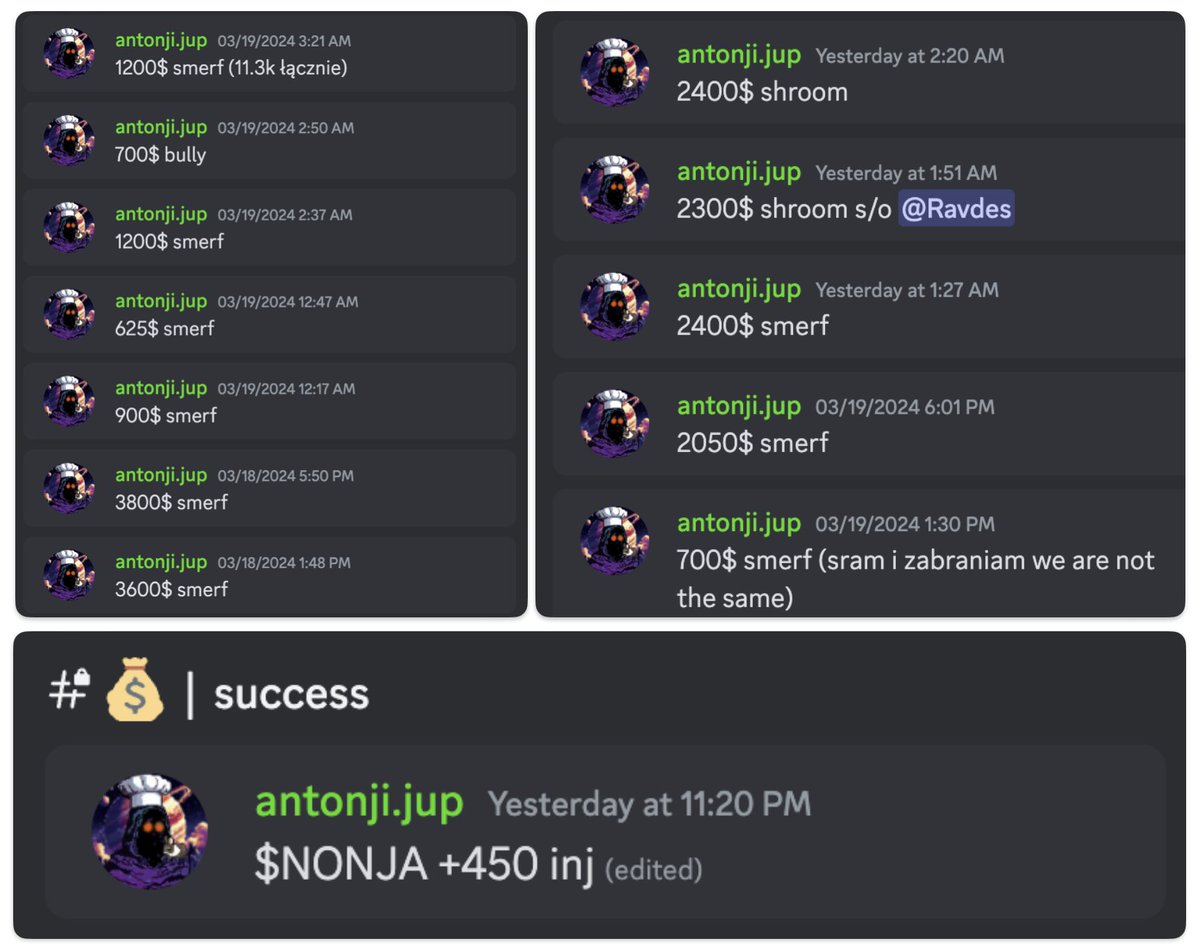 Over $40000 in profits in last 3 days trading shitcoins on $SOL and $INJ, as always <a href="/sol_chefs/">Sol Chefs</a> with best dips and calls