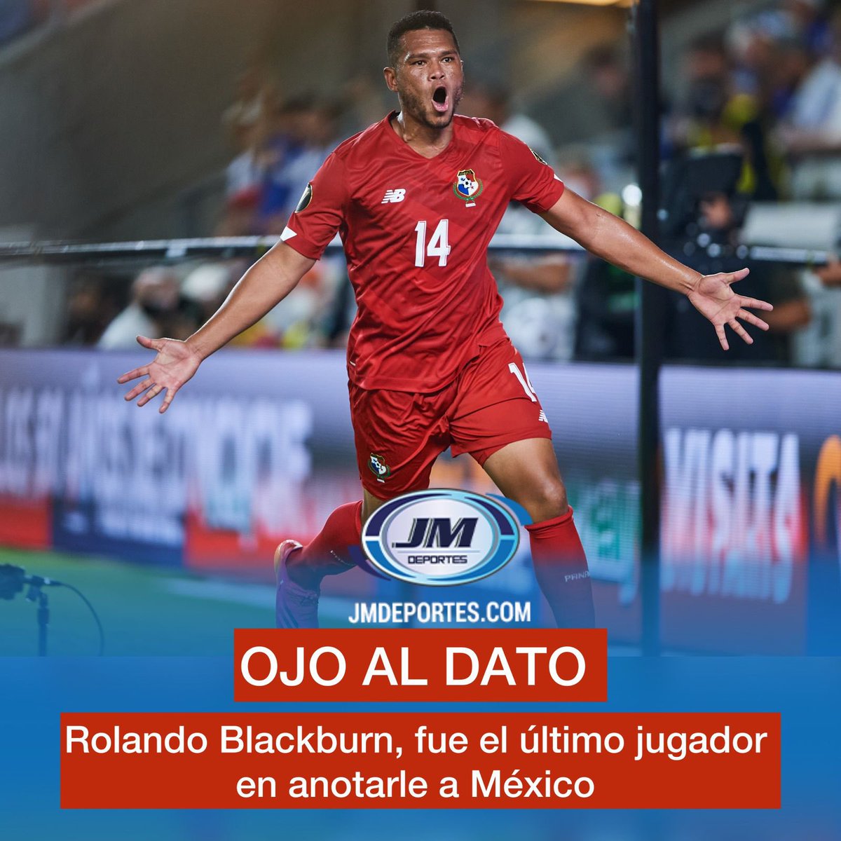 ¡EL ÚLTIMO GOLEADOR!😳⚽️🇵🇦 Rolando Blackburn fue el autor del último gol anotado en los últimos 4 partidos entre Panamá y México en el empate 1-1, el 8 de septiembre del 2021 por la clasificación al Mundial de Qatar. #JMDeportes #Panamá #México