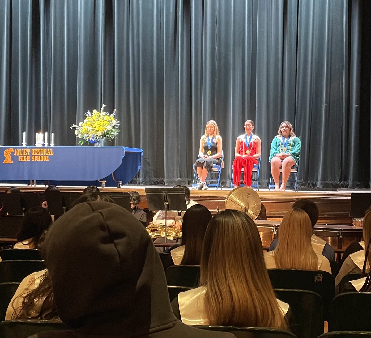 CONGRATULATIONS to Jersy Hauert on being inducted into the National Honor Society tonight at Joliet Central!  So proud of you! <a href="/natoc02/">Coach O’Connell</a> <a href="/JolietCentralAD/">Joliet Central Athletics</a>