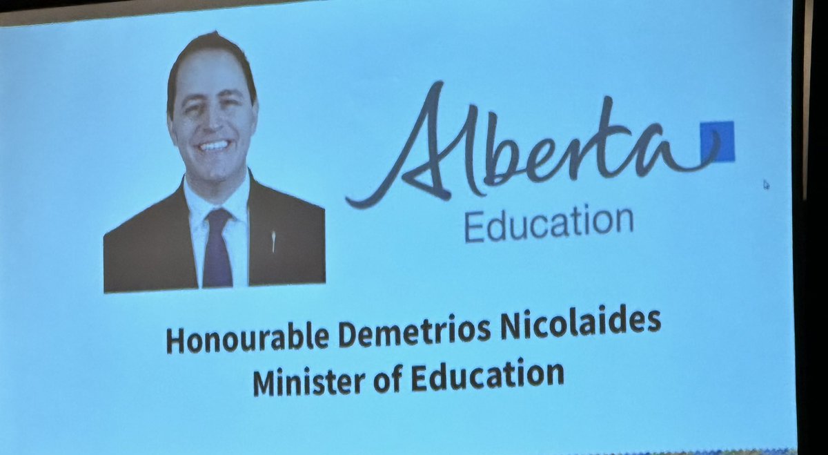 Excited to be attending the CASS Learning Conference for jurisdiction leaders. It opened with Minister of Education, Demetrios Nicolaides, who spoke to enrollment growth in Alberta schools - Edmonton Public is seeing the biggest growth in the past 60 years. @FMPSD