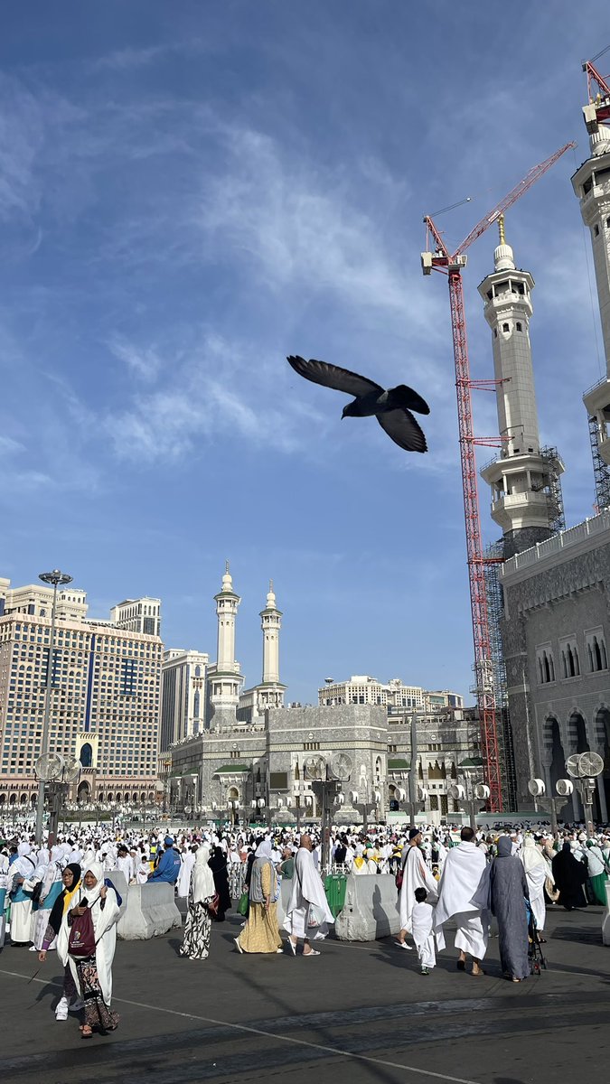 يا أرض مكّة دثريني إنّ بي
شوقًا ولستُ أظنه يخفاكِ

آآه يا شعور رمضان في مكة، آه يا شعور الإفطار في الحرم ، آه يا شعور التراويح وصوت الأئمة
آآه يا مكة 🤍🤍🤍🤍🤍🕋🌙