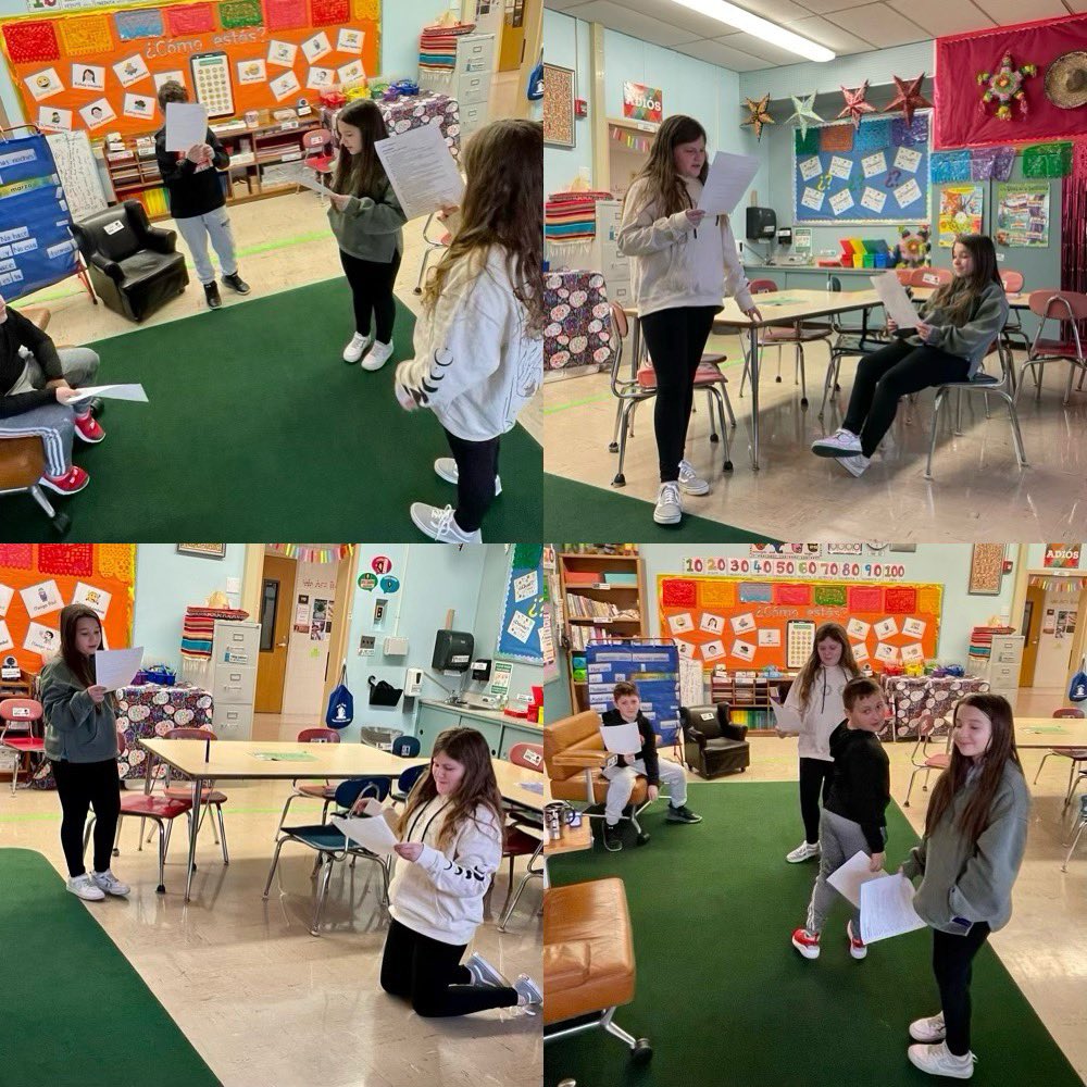 RH_MrsStThomas's tweet photo. L👀k at our learning this week…and it’s only Wednesday! Readers’ Theater, NF text “cycle summary” and personal Word Wallets 👍 @RobertHunterES @FlemRarSchools https://t.co/xgjC87Gst8