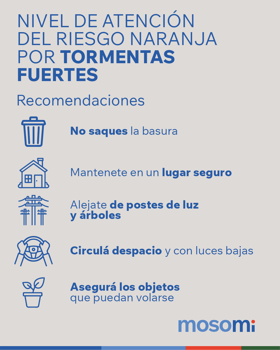 mosomimnes's tweet photo. Alerta ⚠️🌩️
Se aproxima un frente de tormentas a la región. Recomendamos extremar las precauciones. https://t.co/tEIJasTsNg