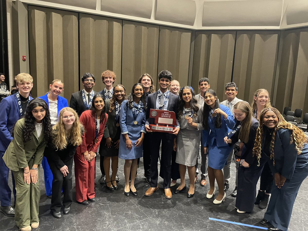 mnhsforensics's tweet photo. We brought home the STATE RUNNER-UP trophy from State Speech today! We are so proud of everyone who competed today, including our 9 breaks and 2 State Champions! https://t.co/RoIPRL0Jo3