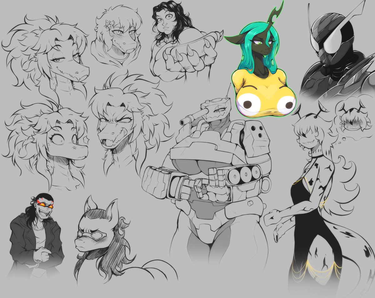 More Doodles
-
-
-
#doodle #sketch #monstergirl #kaijugirl #scalie #digitalart #doodles #rkgk #Netardado