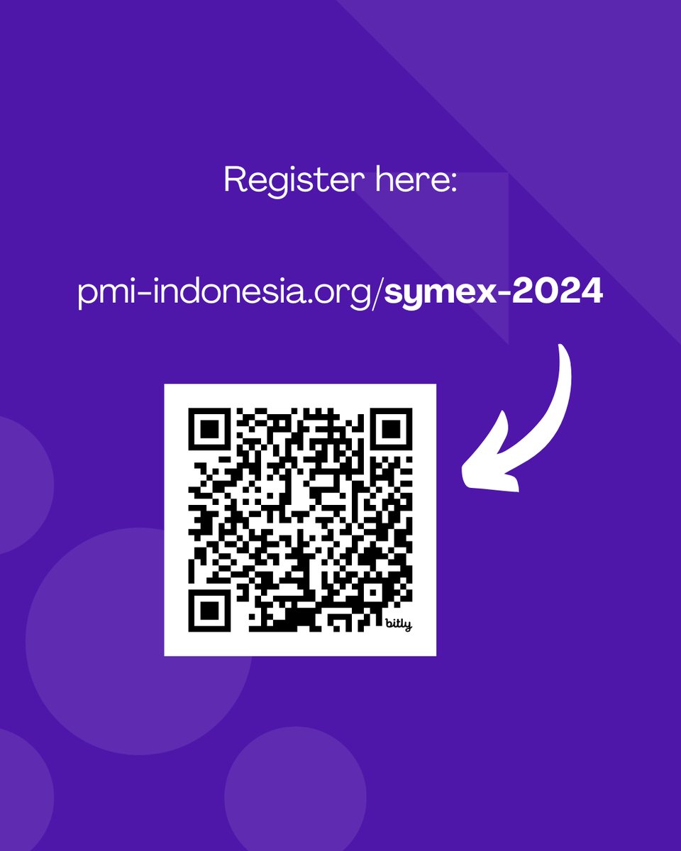 Get ahead of the curve! Secure your spot at SYMEX 2024 with Super Early Bird Registration! 

Save 30%, get exclusive merchandise, and ignite your project management journey! 

Register Now: pmi-indonesia.org/symex-2024

#PMIIC #PMIIndonesiaChapter #FunandExcellent #SYMEX2024