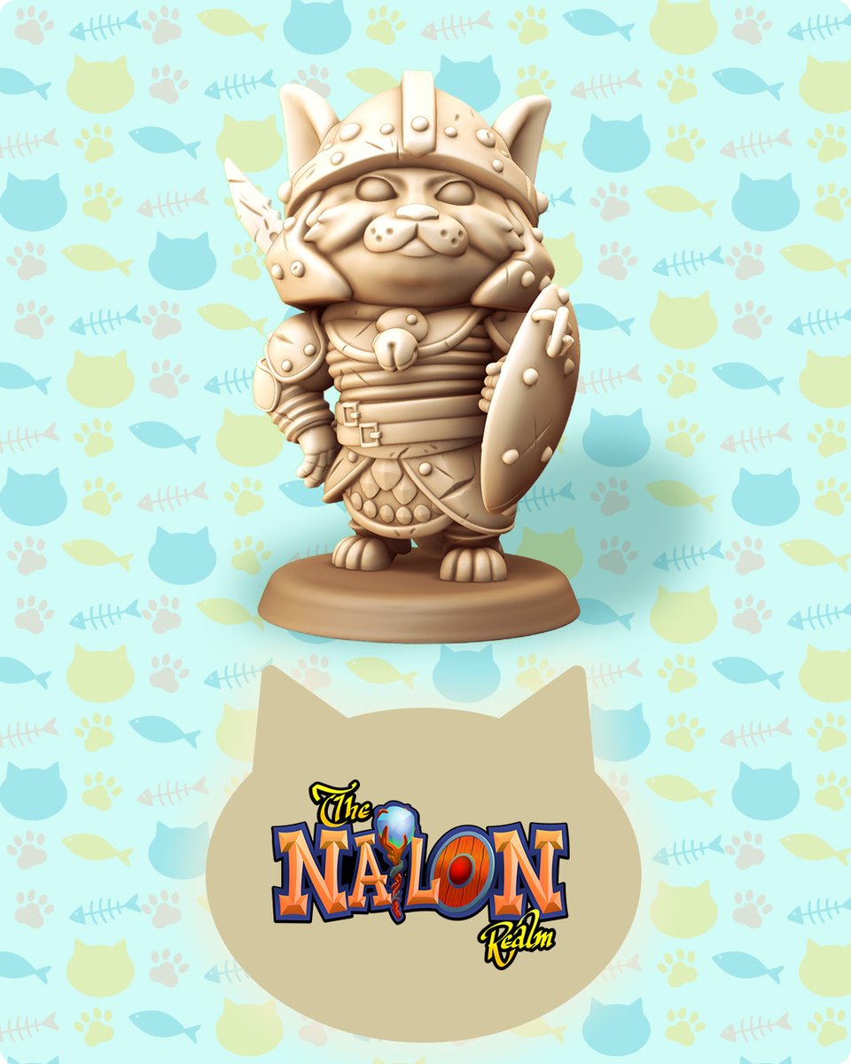 NailonRealm's tweet image. We have tons of bonus goodies in this month's Patreon release! 😻😸 Get your very own Sir Lucky miniature, RPG module written by @hanasays and Catfolk Enchanter when you subscribe for just $2! Link in bio.
#miniatures #stls #3Dprinting #miniaturepainting #resinprint #TTRPGs