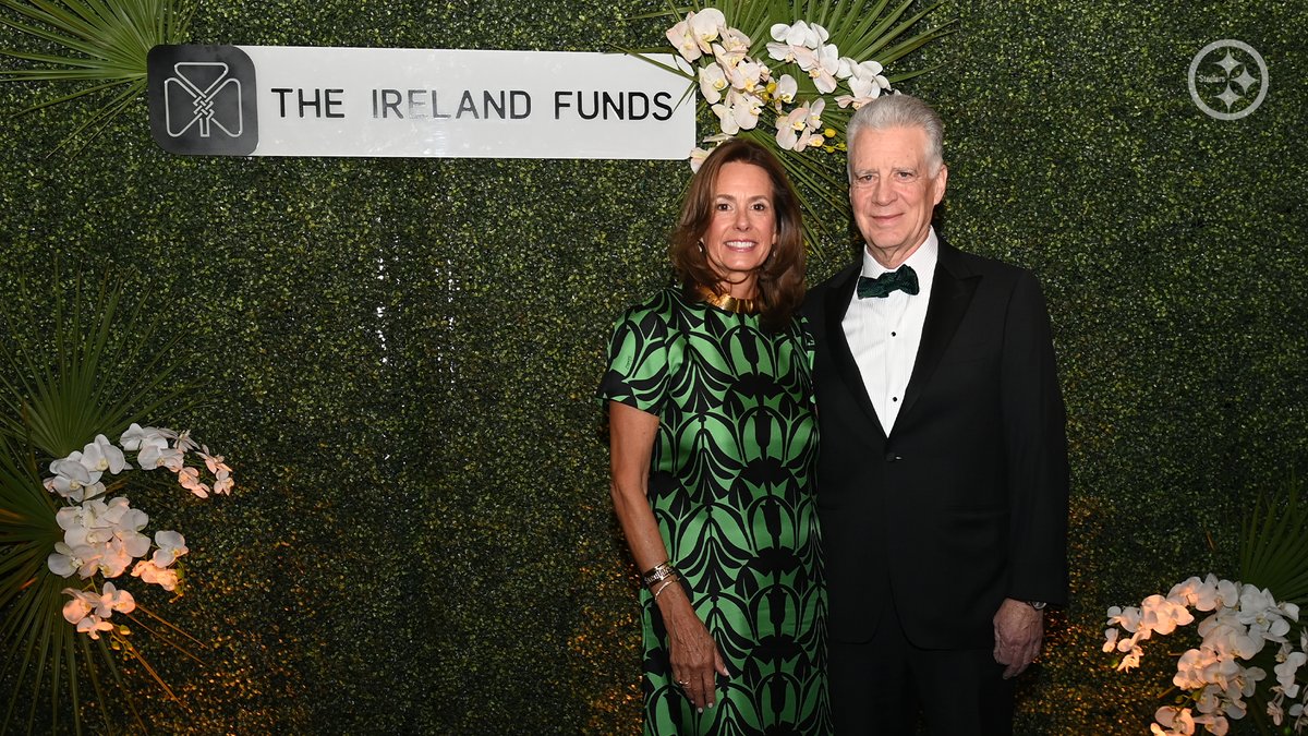It was a sea of green at @TheIrelandFunds Pittsburgh Gala. Bill Demchak, @CharlieBatch16, & Latasha Wilson-Batch were honored for their impact on the Pittsburgh region in manners that fit with the tradition & values of @TheIrelandFunds. 📝: bit.ly/4cjgGMt