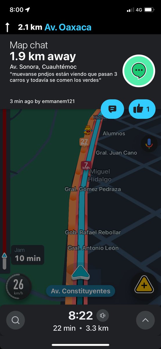 chico9923's tweet photo. Waze hace manejar sea cada vez más ameno https://t.co/DSIKfpZsL8