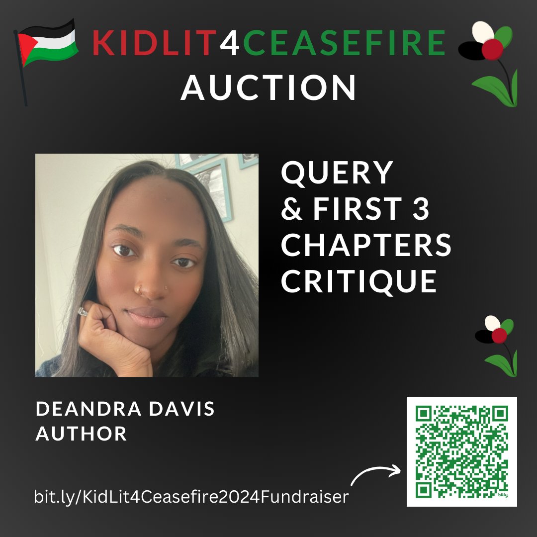 I'll be donating to the #KidLit4Ceasefire ! The auction runs from March 25 to April 10!