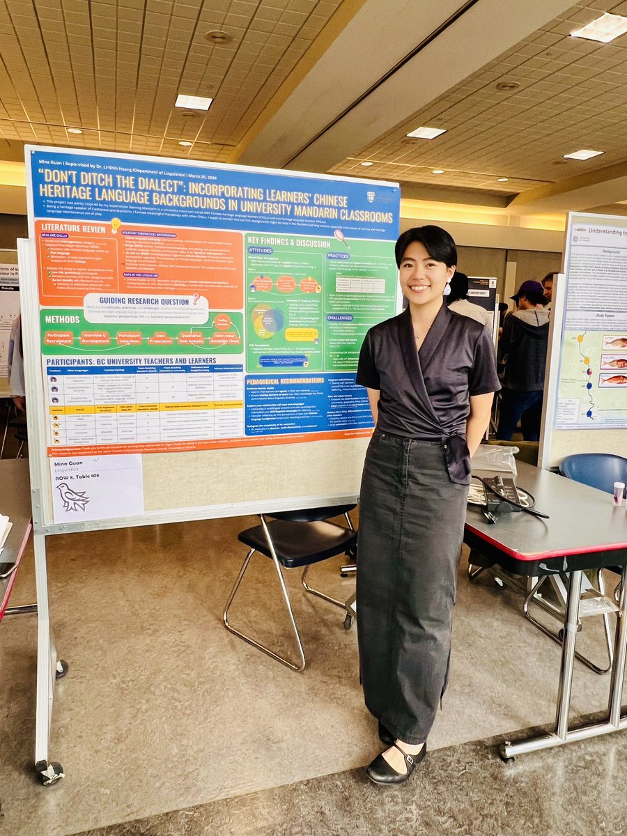 Super proud of my brilliant students and the 2023-2024 JCURA Award recipients—Shawn Jung, Mina Guan, and Amy Tarves—for their outstanding research projects that were showcased <a href="/UVic/">UniversityOfVictoria</a> today! @UVicAppliedLing <a href="/UVicLinguistics/">UVic Linguistics</a> #heritagelanguageteaching #gamebasedlanguagelearning