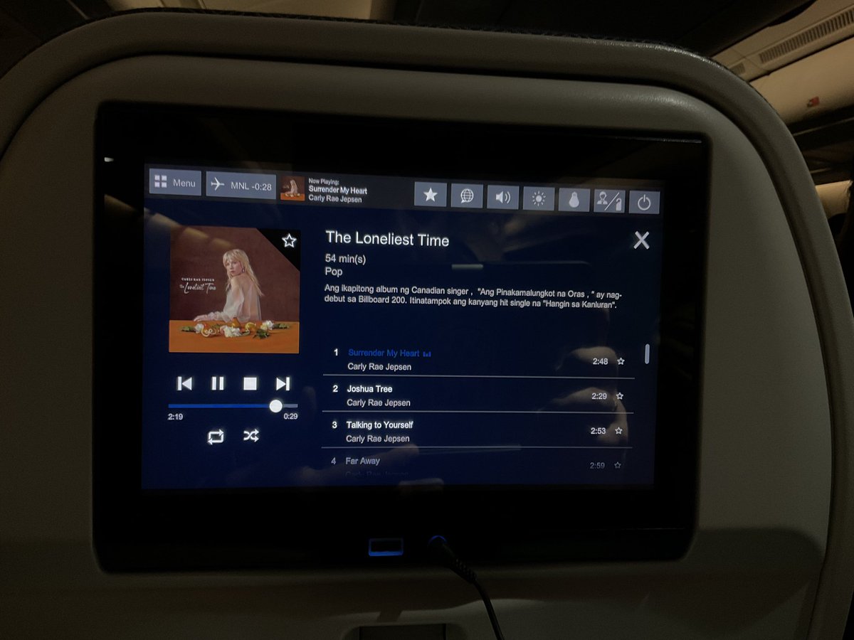adriandegu's tweet photo. First time riding a @flyPAL plane with an entertainment system and saw the album descriptions like this...

'Ang Pinakamalungkot na Oras'
'Hayaang Nakabukas ang Pintuan'
'Kalokohan'
'Basagin ang Aking Kaluluwa'

JEJDDKSKHAHAAHAHAHAHAHJAHjzzkzjzhHSHSHSJSJSHSJDJDJSJS https://t.co/o08VHn3Z5M
