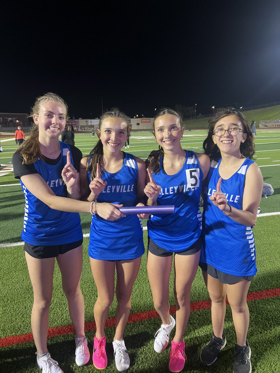 Congratulations to these girls for GCISD Championship in the 4x400 relay! 4:33.84 <a href="/LyColtAthletics/">Lady Colt Athletics</a> <a href="/CmsColts/">Colleyville Middle School</a>