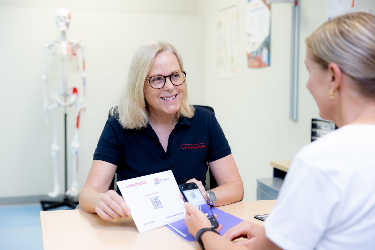 The STOP FRACTURE! study is happening! Drs referrals to Onero and patients scanning our QR code to register. Stopping fracture one evidence-based exercise class at a time! griffith.edu.au/menzies-health…