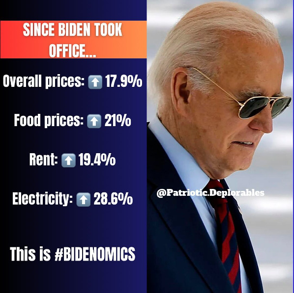 Is this really what we want 4 more years of? #Bidenomics #TRUMP2024ToSaveAmerica