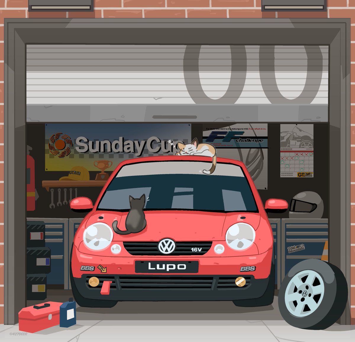 427Deer's tweet image. First Car🚗🏁