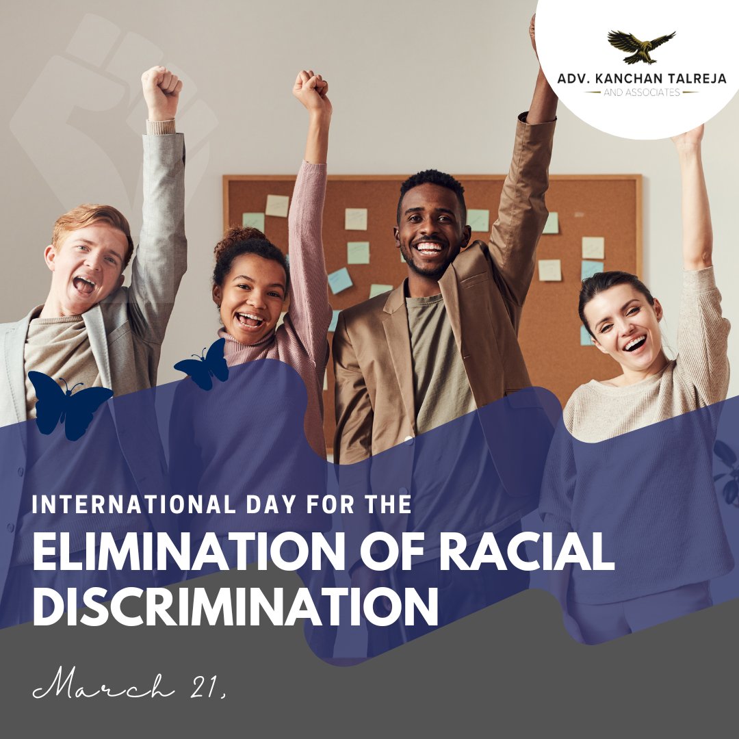 On this day, we stand together to eliminate racial discrimination and promote tolerance, inclusion, and respect for diversity. Let's pledge to create a world where everyone, regardless of race or ethnicity, can live free from discrimination and prejudice. #FightRacism #divorcelaw