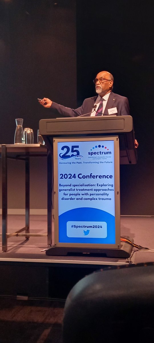 Spectrum BPD (@spectrumbpd) on Twitter photo "Treatment for #BPD and complex trauma needs to take place in the public mental health system, by everyone" - <a href="/SathyRao/">Sathya Rao</a>
#Spectrum2024 "Treatment for #BPD and complex trauma needs to take place in the public mental health system, by everyone" - <a href="/SathyRao/">Sathya Rao</a>
#Spectrum2024