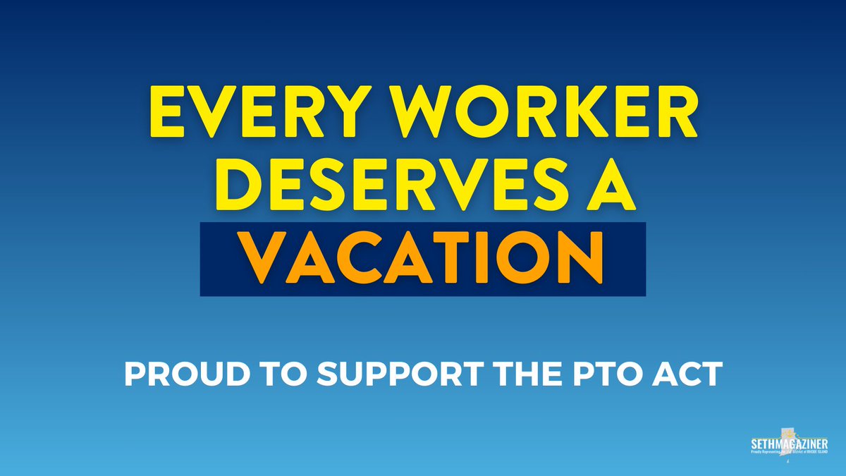 American #workers are the most productive in the world, yet the U.S. is the only advanced economy that doesn’t guarantee any paid vacation for workers. Every worker deserves a day off.
 
That’s why NELP supports @Rep_Magaziner’s #PTOAct.