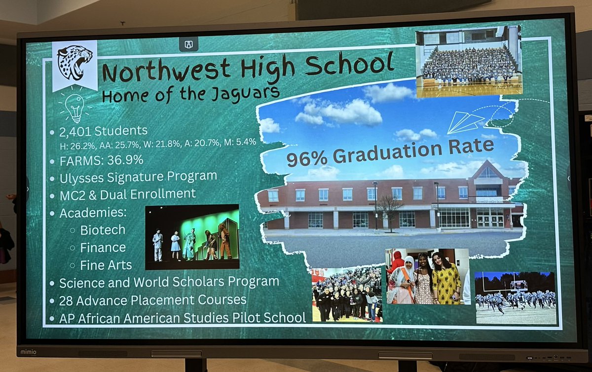 NWHSPTSA's tweet image. We were so proud to represent Northwest with the NW Cluster schools at the West Area Meeting tonight. Thank you @mccpta and @mocoboe for spending time hearing all the good things happening in our cluster and hearing our concerns! Thanks @Cburg_Coyotes for hosting! @NorthwestJags