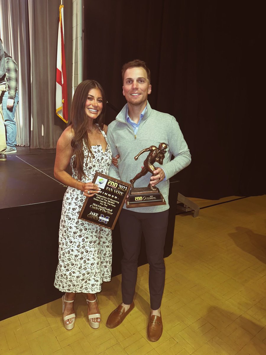 Jake Ganus (@jakeganus) on Twitter photo God is good! So blessed and honored to receive this award. A staff award if there ever was one. I’m so thankful to everyone in and around our program that made this possible! <a href="/MoodyFBall/">Moody Football</a> is just getting started #XLVII God is good! So blessed and honored to receive this award. A staff award if there ever was one. I’m so thankful to everyone in and around our program that made this possible! <a href="/MoodyFBall/">Moody Football</a> is just getting started #XLVII