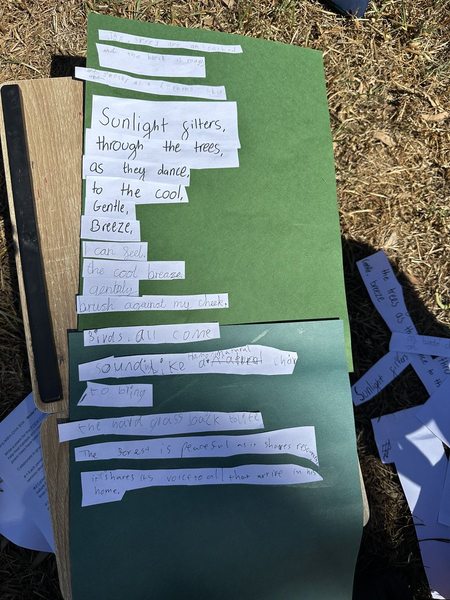 Samantha Millar (@mrs_sammillar) on Twitter photo Group poetry writing on Country to celebrate #WorldPoetryDay & #InternationalDayofForests. Yr5 students <a href="/Cornish_College/">Cornish College, AU</a> are each planning on entering a poem in the #POEMFOREST 2024 Prize. Write a poem. Plant a tree 🌳 #outdoorclassroom #literacy #naturepoetry Group poetry writing on Country to celebrate #WorldPoetryDay & #InternationalDayofForests. Yr5 students <a href="/Cornish_College/">Cornish College, AU</a> are each planning on entering a poem in the #POEMFOREST 2024 Prize. Write a poem. Plant a tree 🌳 #outdoorclassroom #literacy #naturepoetry